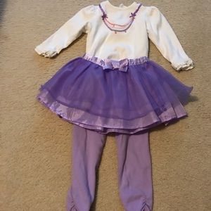 Three piece baby girl set